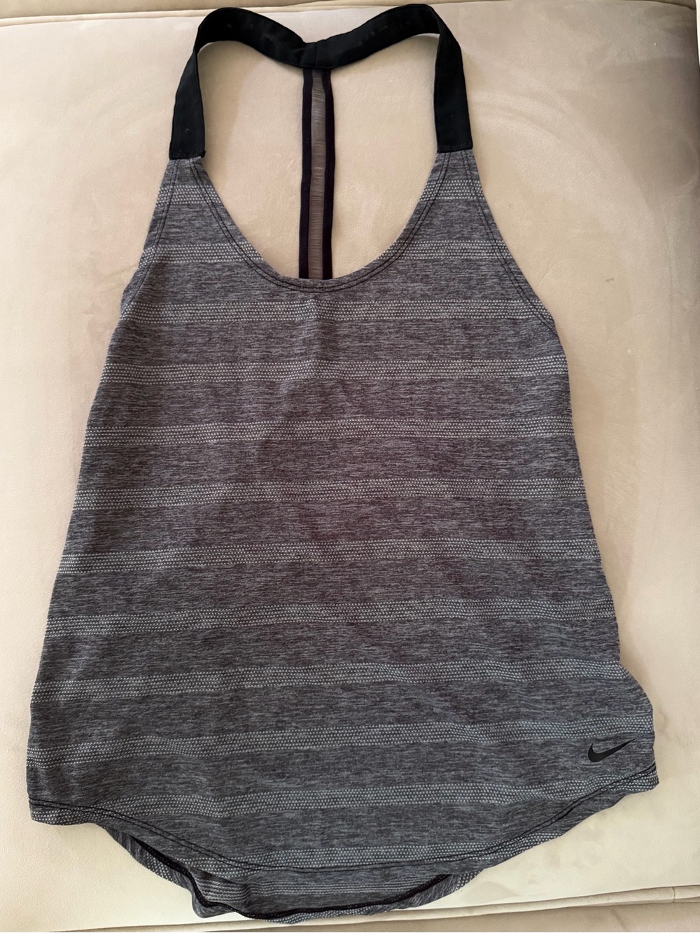 Nike Women's Heather Gray Racerback Tank